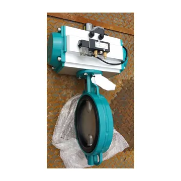 Van bướm điều khiển khí nén bằng van điện từ